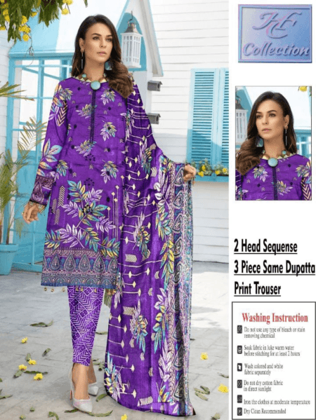 Gala Embroidery Lawn 3Pc (1)