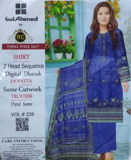 Gul Ahmed Exclusive 3Pc Embroidered (2)