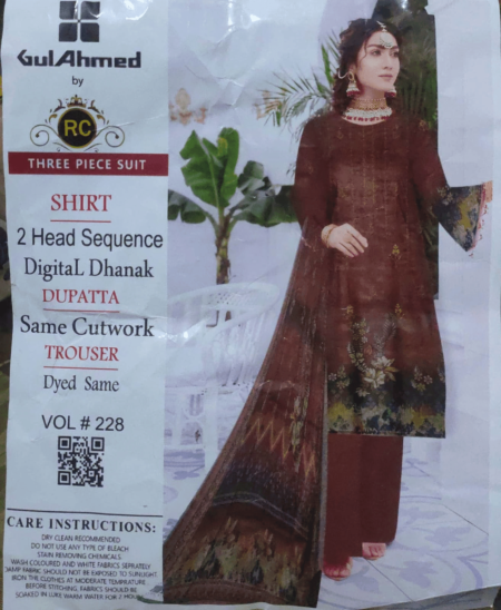 Gul Ahmed Exclusive 3Pc Embroidered (3)